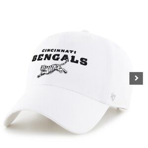 ‘47 White Cincinnati Bengals Region Clean Up Adjustable Hat